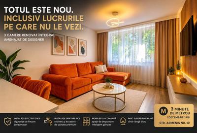 Apartament cu 3 camere decomandat în 1 Decembrie 1918 - 1