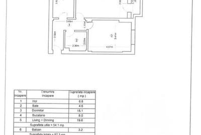Apartament cu 2 camere decomandat în Rahova