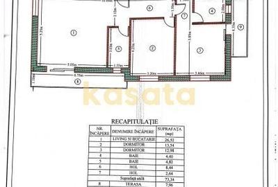 Apartament cu 3 camere decomandat, mobilat în Chiajna - 10