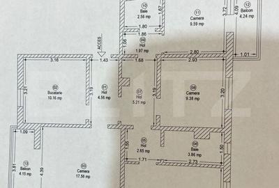 Apartament cu 4 camere decomandat în Aradului - 2
