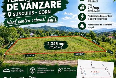 Teren de 2345 mp, în Șuncuiuș