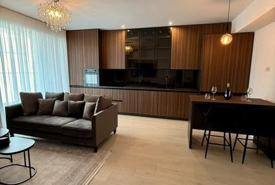 Apartament cu 2 camere semidecomandat, mobilat în Pipera