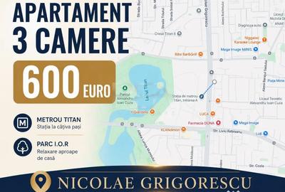 Apartament cu 3 camere decomandat în Nicolae Grigorescu - 1