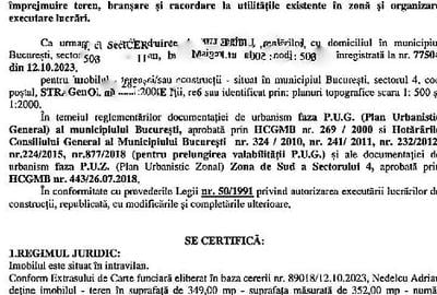 Teren Construcții intravilan de 352 mp, în Berceni - 2