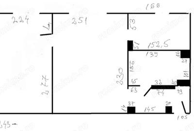 Apartament cu 2 camere decomandat în Dacia