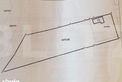 Teren de 6263 mp, în Vest