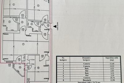 Apartament cu 3 camere decomandat în Calea Romanului - 19