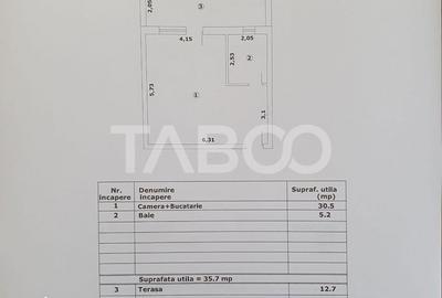 Garsonieră decomandată în Central - 1