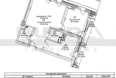 Apartament cu 3 camere în Zorilor