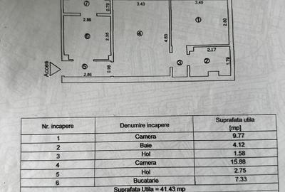 Apartament cu 2 camere semidecomandat, mobilat în Inel II - 11