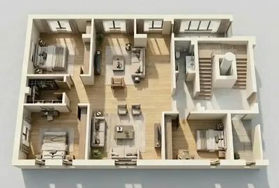 Apartament cu 4 camere decomandat în Dorobanți - 5