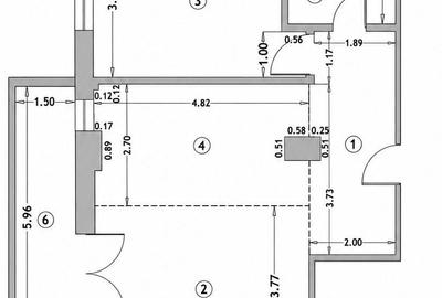 Apartament cu 2 camere decomandat în Parc Zăvoi