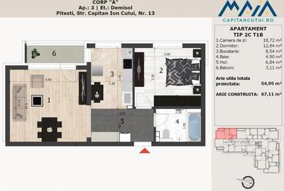 Negru Voda: Apartament 2 Camere, Finisaje Premium, Langa Padure - 2