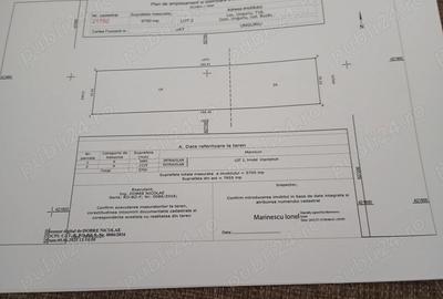 Teren de 5700 mp, în Unguriu - 2