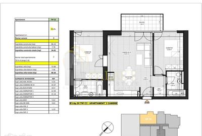 Apartament cu 3 camere în 13 Septembrie - 3