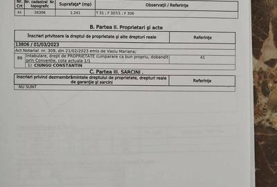 Teren de 1241 mp, în Urleta - 4