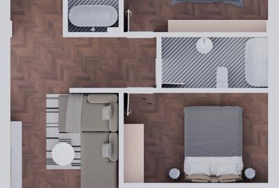 Apartament cu 2 camere decomandat în Lumina - 5