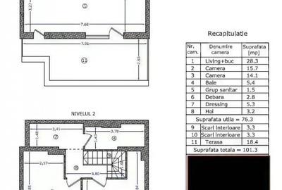 Apartament cu 3 camere decomandat în Nord - 11