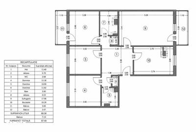 Apartament cu 4 camere în Central - 2