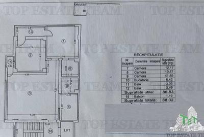 Apartament cu 3 camere decomandat, mobilat în Kiseleff - 12