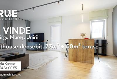 Penthouse 3 camere, 77m? + 50m? terase, Unirii, Târgu Mureș Penthouse 3 camere, 77m? + 50m? terase, Unirii, Târgu Mureș - 2