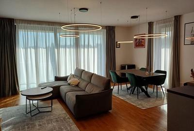 IVY RESIDENCE!! Apartament cu mobilier MODERN, terasa 24 MP, 2 garaje