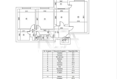 3 Camere aproape de Jumbo Center - 12