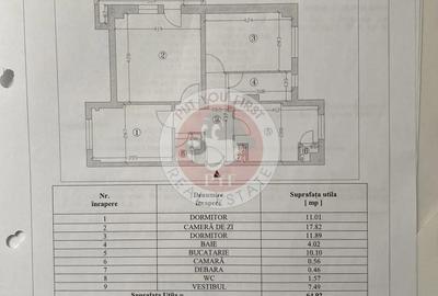 Tineretului | 3 camere | 71mp | Decomandat | B12820 - 6