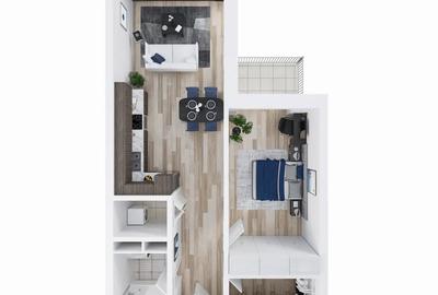 Apartament cu 2 camere în Central - 6