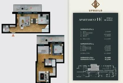 Apartament Tip Duplex 3 Camere | Premium | 2 balcoane | - 4