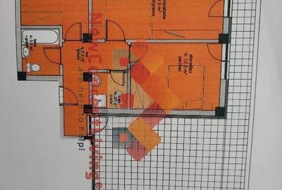 Apartament 3 camere 62m²  cu Terasa acoperita 60m²  et 3/3 - 10