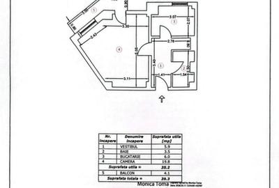 Garsonieră decomandată în Moșilor