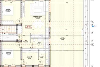 Apartament cu 3 camere, 2 bai si dressing, terasa de 82 mp in Braytim. - 3