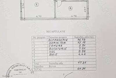 Apartament cu 2 camere decomandat în Central - 1
