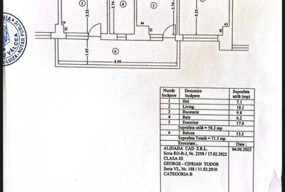Apartament cu 2 camere decomandat în Central - 1
