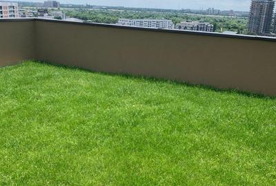 Loft spatios, etaj 12, cu terasa mare gazon natural - 11