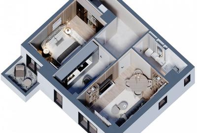 APARTAMENT CU 2 CAMERE *DECOMANDAT* BULEVARDUL POTIERS - COMISION 0% - 6