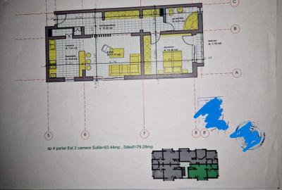 Apartament cu 2 camere decomandat în Tractorul - 3