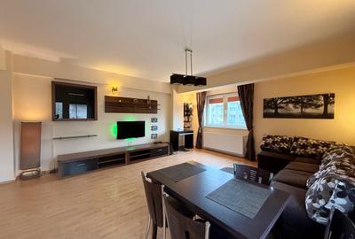 Apartament cu 2 camere semidecomandat, mobilat în Băneasa