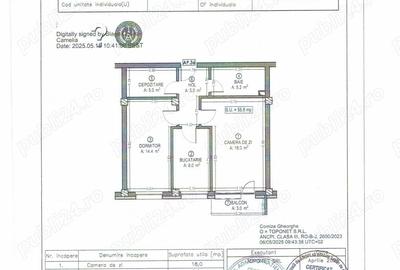 Apartament cu 2 camere decomandat în Florești - 1