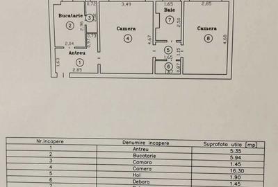 Apartament cu 2 camere semidecomandat în Take Ionescu - 5