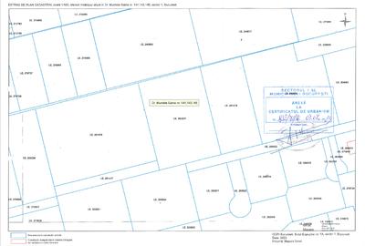 Teren Construcții intravilan de 2019 mp, în Băneasa - 2