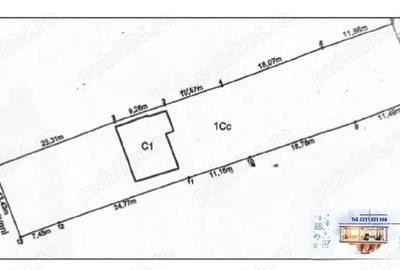 Casă cu 2 camere cu Teren 990 Mp în Central