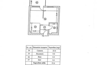 0% | Studio dublu NOU, 41 mp | Atrium - Sisesti - 18