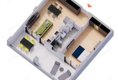 Apartament cu 2 camere decomandat în Torontalului - 11