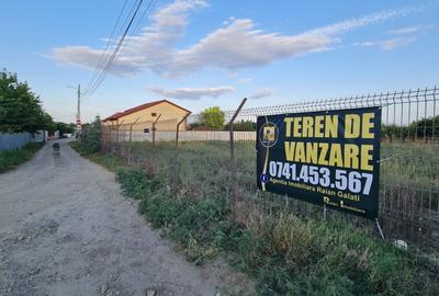 Vanzare teren 2000mp intravilan Sat Costi, Jud. Galati, cu utilitatile la limita