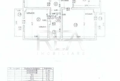 Apartament cu 3 camere decomandat în Rahova - 11