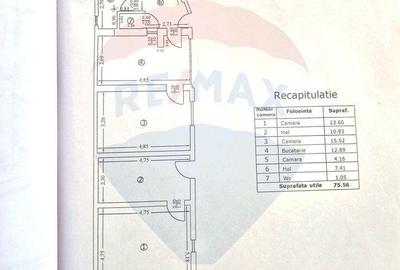 Casă cu 3 camere cu Teren 118 Mp în 13 Septembrie - 2