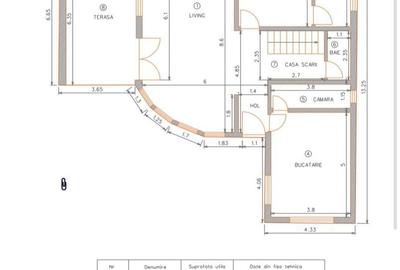 Casă cu 3 camere cu Teren 1341 Mp în Răzvad - 12