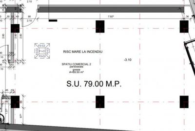 Spa?iu comercial de inchiriat, 79 mp, in vila noua, zona Spa?iu comercial de inchiriat, 79 mp, in vila noua, zona - 4